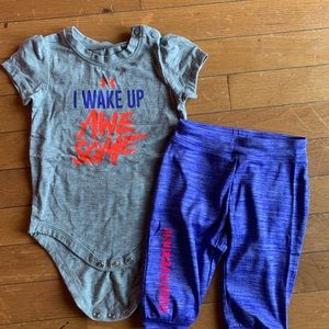 Girls Under Armour set
